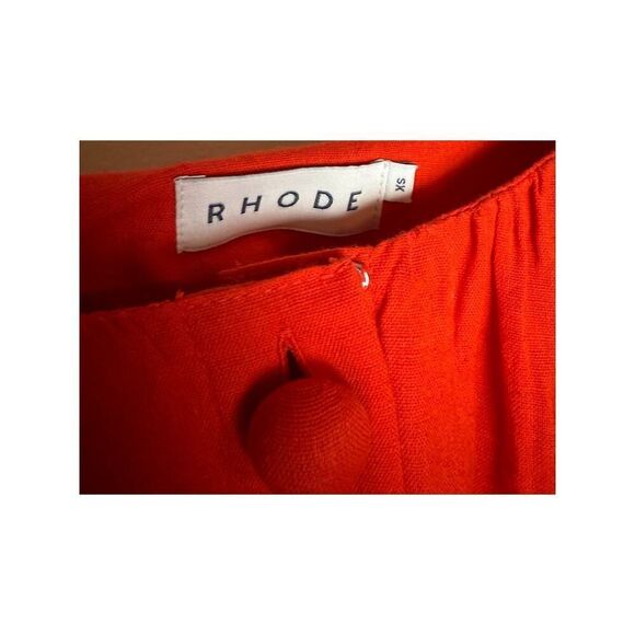 Rhode Veronica Top in Electric Red Sz. XS - Picture 4 of 6